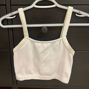 Simple yet CUTE white top! Buy yourself one for a low price! Great material!
